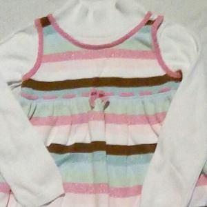 sparkly striped sweater