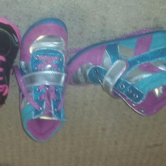 girls justice athletic wedge