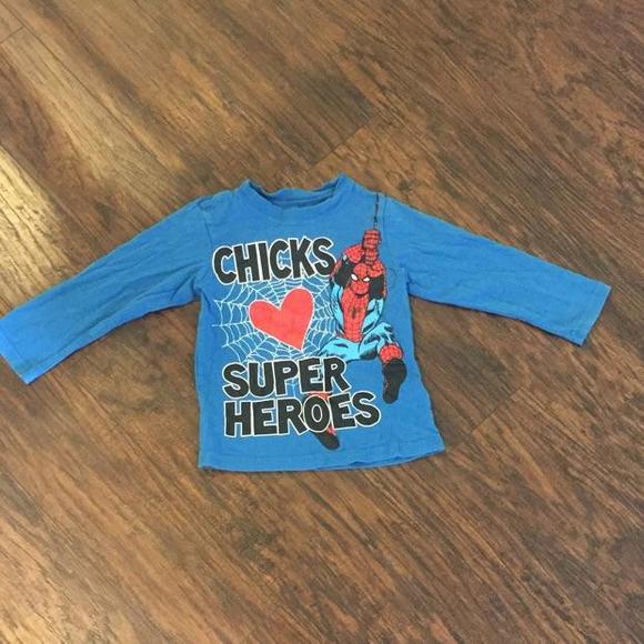 Children's place superhero Spider-Man long sleeve size 3T - Picture 1 of 3