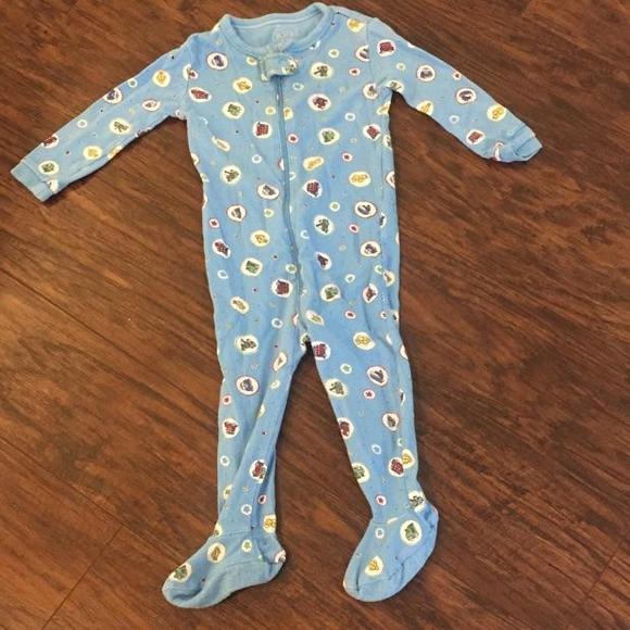 Children's place feety PJs size 12 months