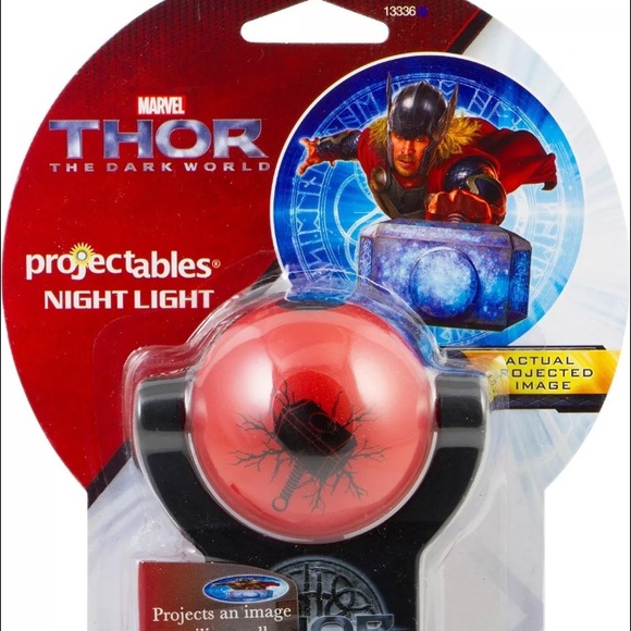 THOR Projectable LED Marvel Night Light. - Picture 2 of 3