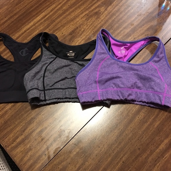Three Size Small Sports Bras - Picture 1 of 4