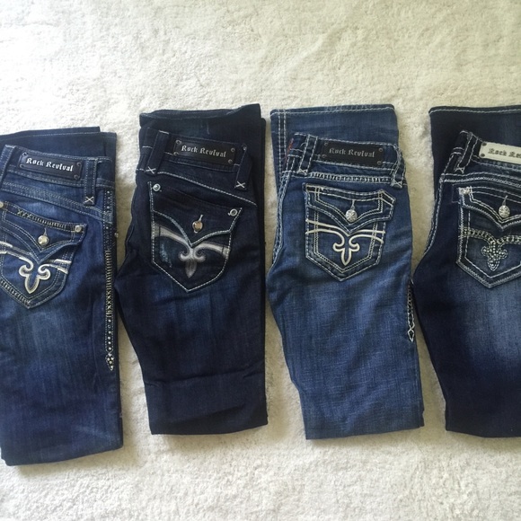 Rocks Revial jeans. Size 25 & 26. Perfect conditio