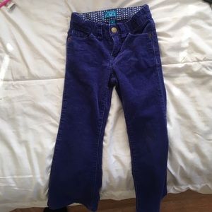 Great Royal Blue girls corduroy pants. Fall time!