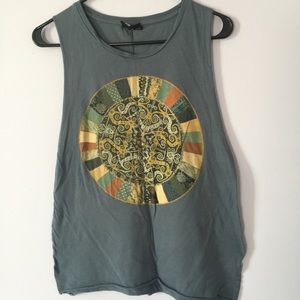 Mandala muscle shirt