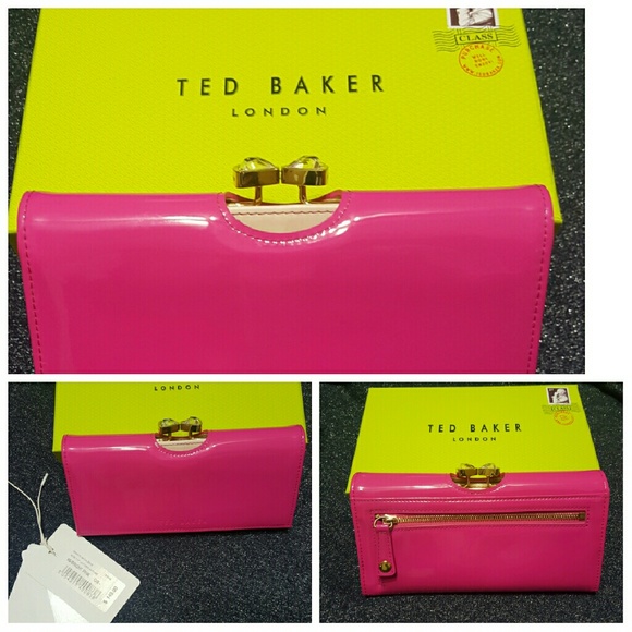 Gently used Bright Pink Ted Baker Wallet