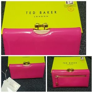 Gently used Bright Pink Ted Baker Wallet