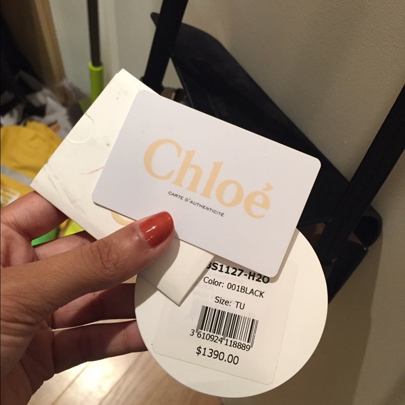 💔SOLD💔Chloe Faye bag black small - Picture 4 of 4