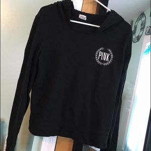 PINK black long sleeve sweater shirt