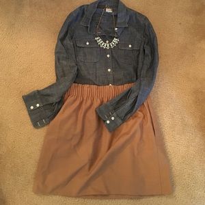 J. Crew chambray button down