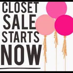 Closet Sale