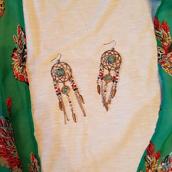 Dream catcher earrings