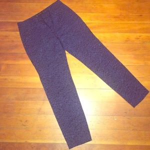 Brand new Zara dark blue pattern pants w pockets