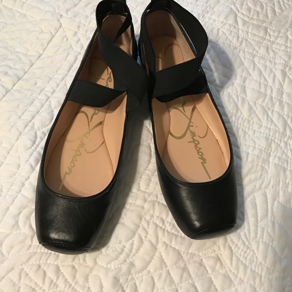 Jessica Simpson ballet flats worn oncearound house