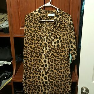 Filly Flair LG cheetah print tunic