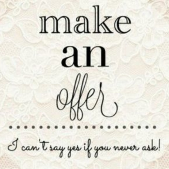 Make a reasonable offer and the item is yours!!