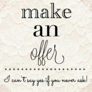 Make a reasonable offer and the item is yours!!