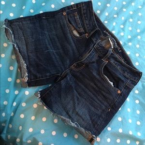 AE Midi Super Stretch Denim Shorts