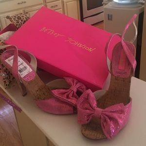 Betsy Johnson heels pink