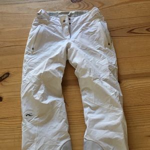 Kjus ski pants size 40 white great condition