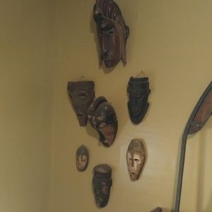 My African mask collection