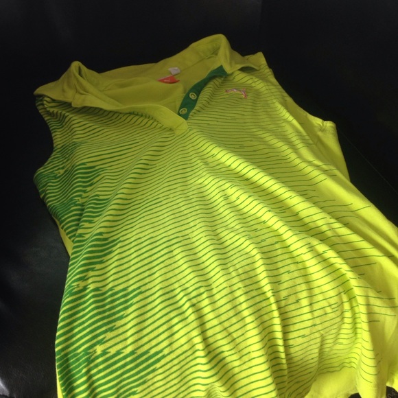 Tennis shirt & White Puma Skirt