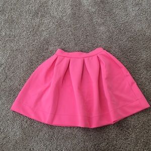Hot pink skater skirt Hot pink skater skirt