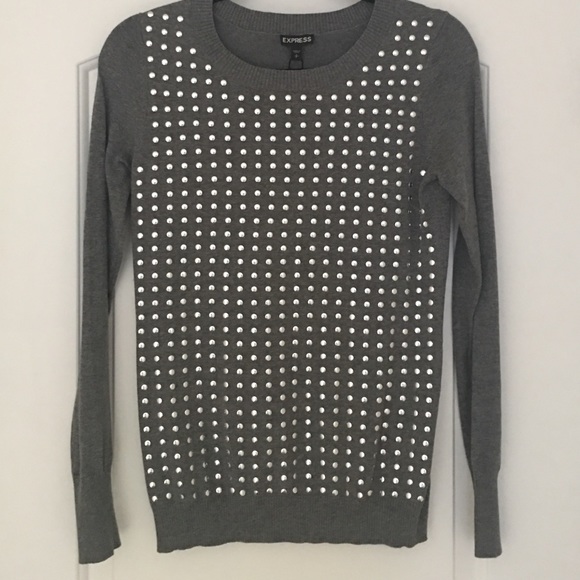 Studded express sweater