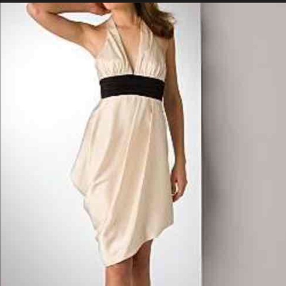 Nwot Bcbgmaxazria draped halter dress sz2