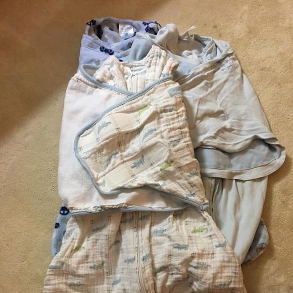 Lot of 3 Halo Sleepsack Swaddles; size small 13-18 lbs