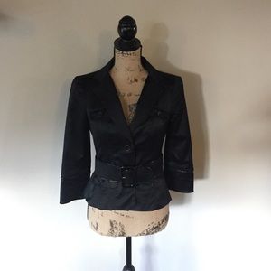 Beautiful Bebe black jacket