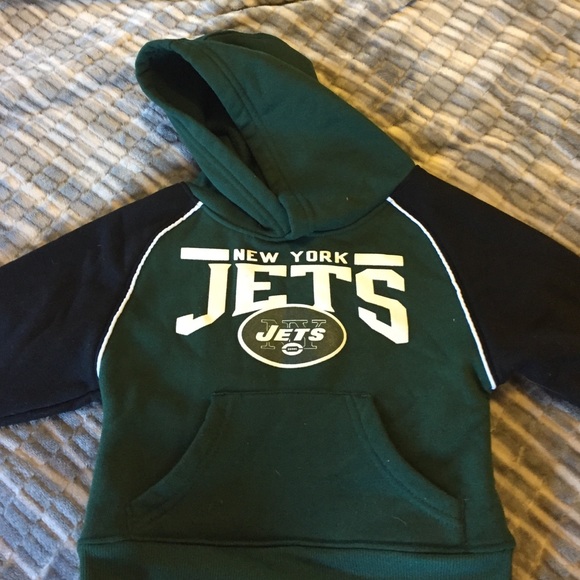 Toddler hooded jets sweatshirt