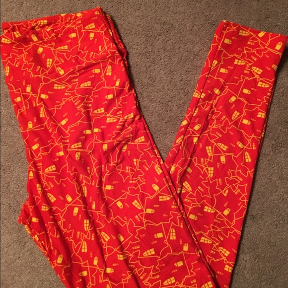 Lularoe haunted house legging TC