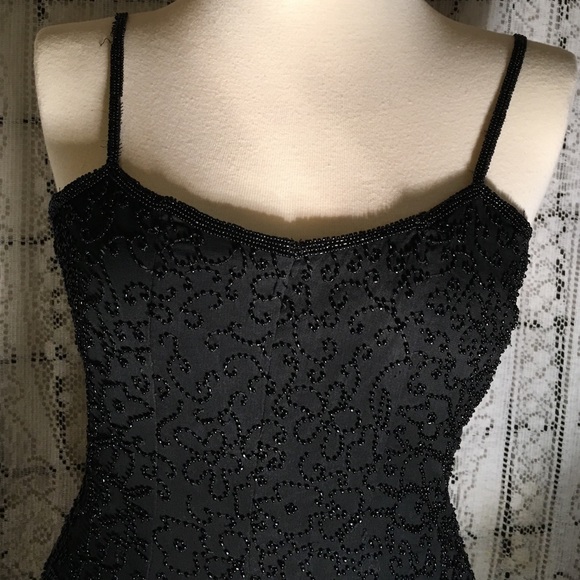 Stenay Dresses & Skirts - Donated Stenay beaded black silk dress sz 10