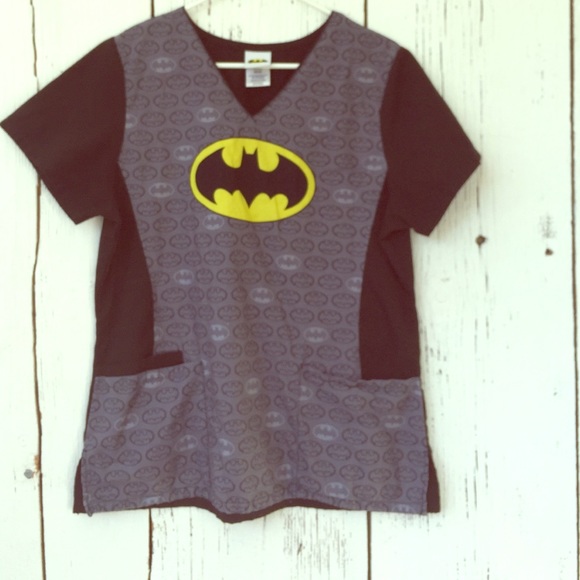 Batman scrub top size medium
