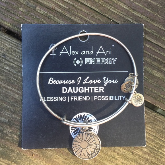 Alex + Ani Daughter bangle Silver