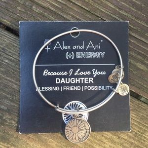 Alex + Ani Daughter bangle Silver