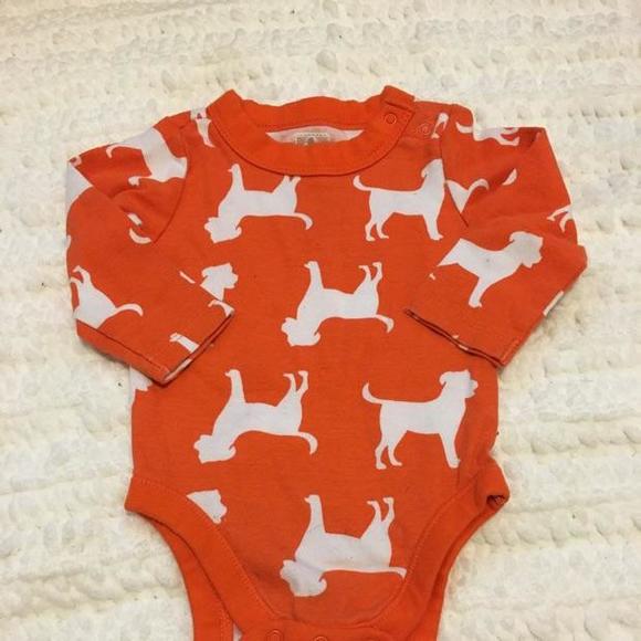 Old Navy Dog Print Onesie Shirt