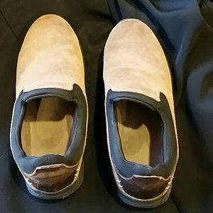 Lovingly worn Mens Lands End loafers