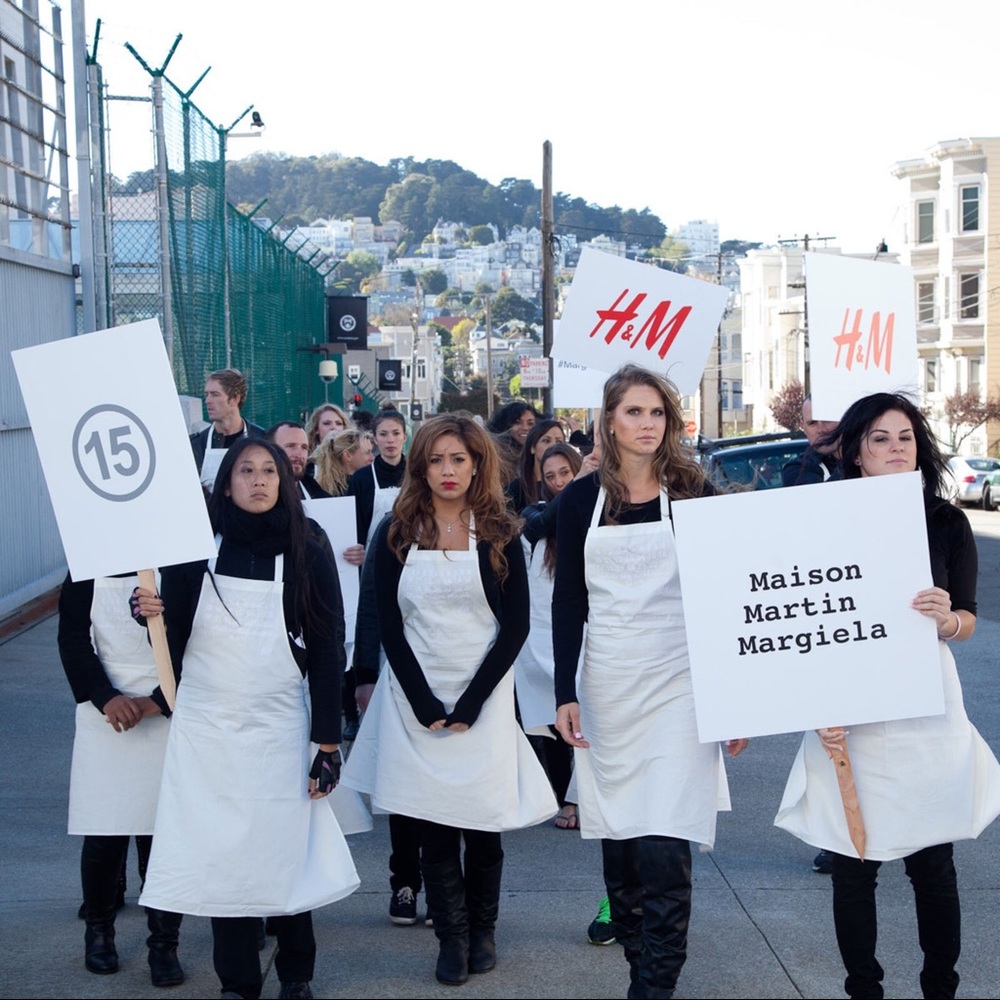 ❌SOLD❌Maison Martin Margiela for H&M ,staff apron - Picture 2 of 6
