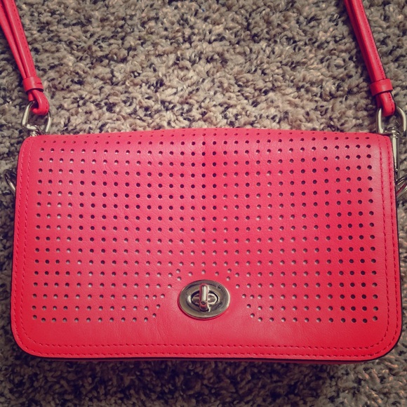 Coach Legacy Perforated Penny Cross body