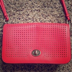 Coach Legacy Perforated Penny Cross body