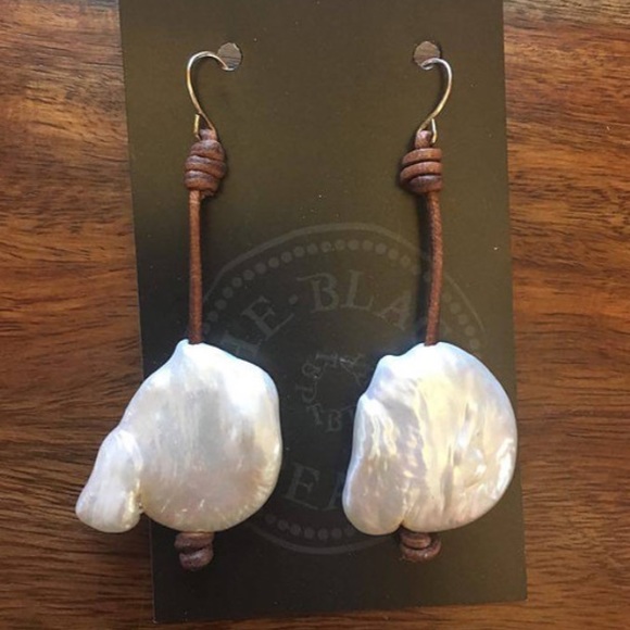Pearl Coin Earrings