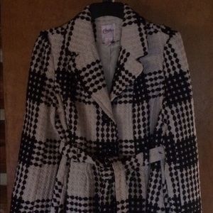 Candies Hi-Low Black/White Coat - JR L or Adult XS