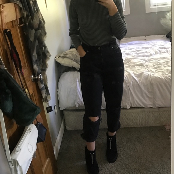 Vintage black boyfriend jeans