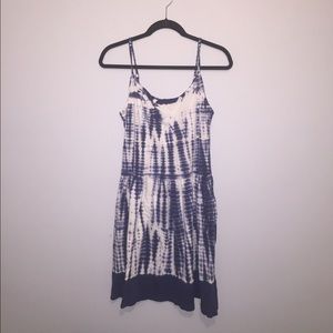 Blue tie dye Gap dress