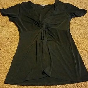 Black shirt offers welcome