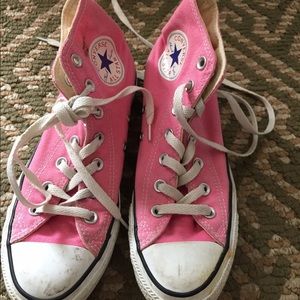 Pink high tops