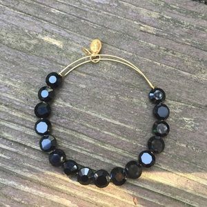 Rare Alex + Ani Luxe beaded bangle
