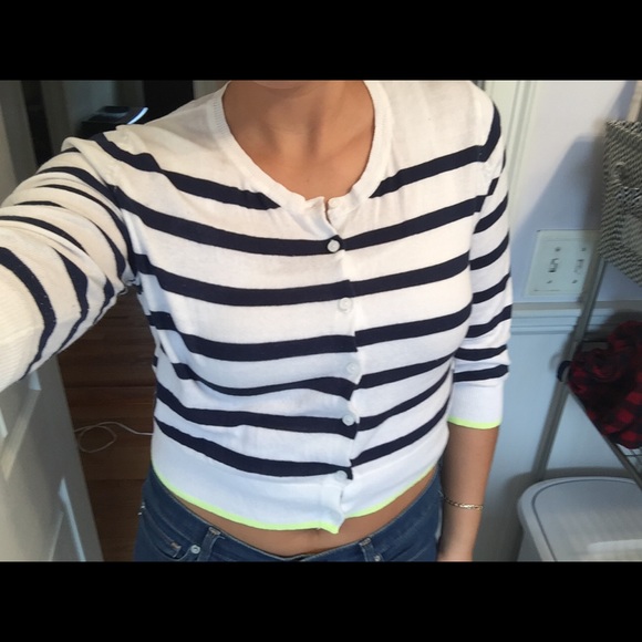 Cropped cardigan!